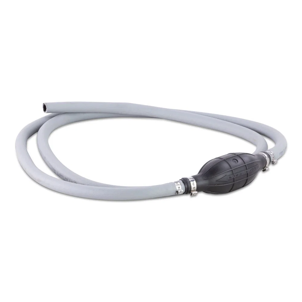 034395-10 – SIERRAMARINE Fuel Line, Universal 6.6 Foot Length 5/16 Inch Inside Diameter With Primer Bulb/ Engine Conn...